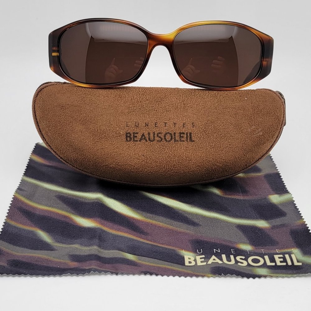 Beausoleil Paris Lunettes S345-283 Tortoise Glitter Sunglasses FRAME ONLY w Case
